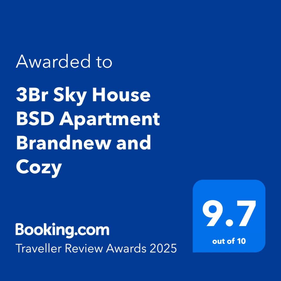 3Br Sky House Bsd Apartment Brandnew And Cozy Samporo Exterior foto